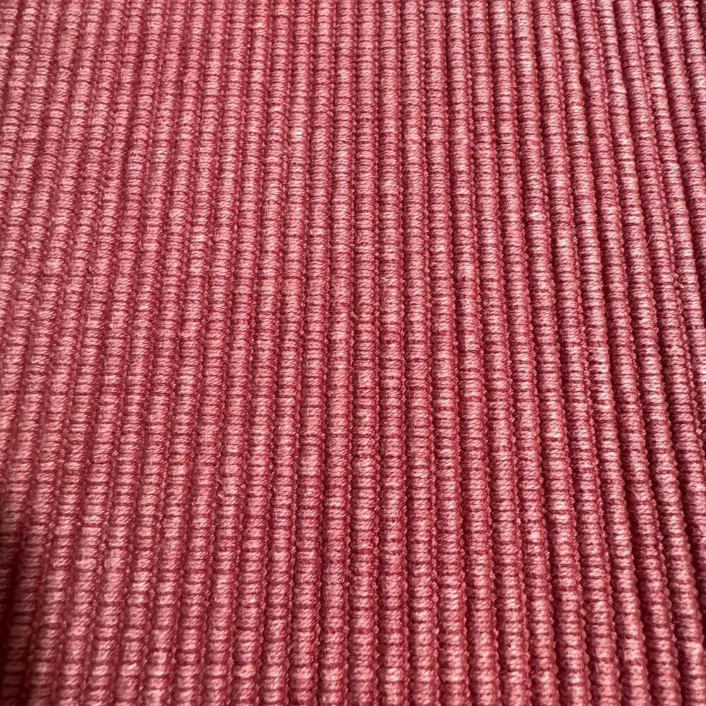 Placemats Kitchen Linens Set of 7 Red Ribbed Rectangular Holiday Place Setting